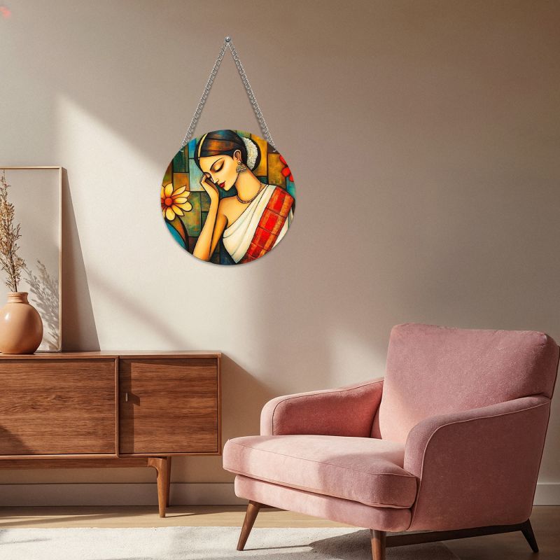 Beautiful Women Painting Wall Hanging for Living Room, Bedroom, Home Decor and Wall Decoration Modern Art Decor